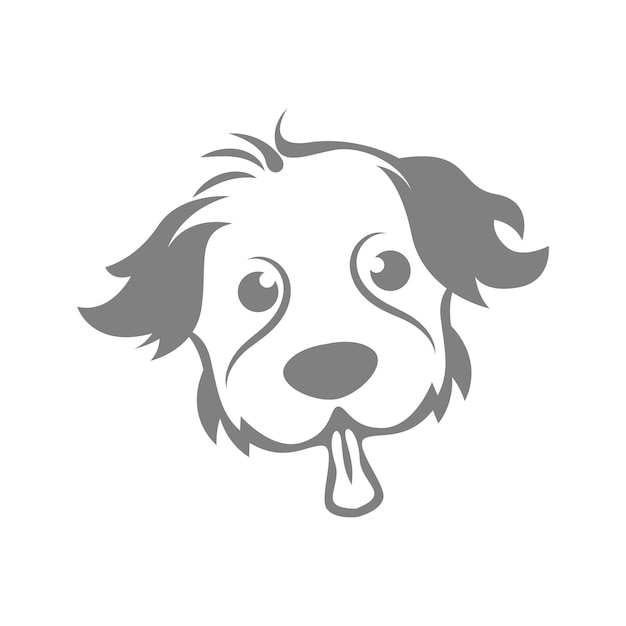 Puppy icon logo design