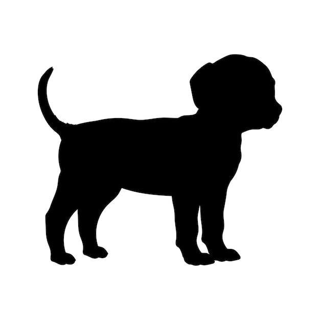 Puppy Puppy silhouette Baby hond silhouette Puppy Dalmatiër