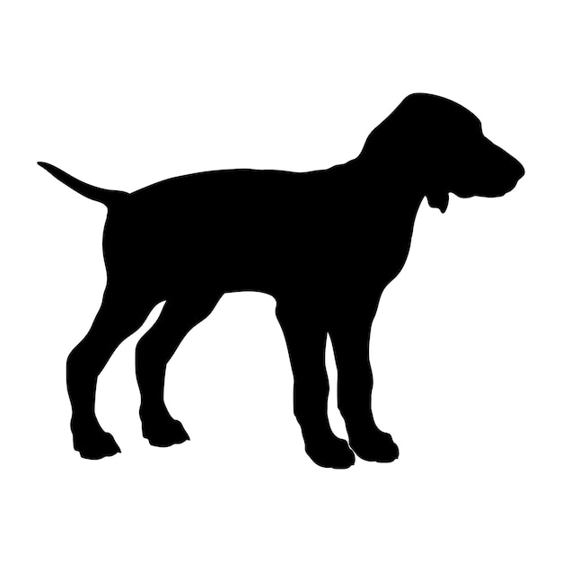 Puppy Puppy silhouette Baby hond silhouette Puppy Duitse kortharige pointer