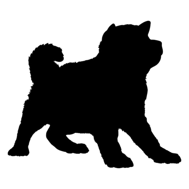 Puppy Shiba inu Puppy silhouette Baby hond silhouette Puppy