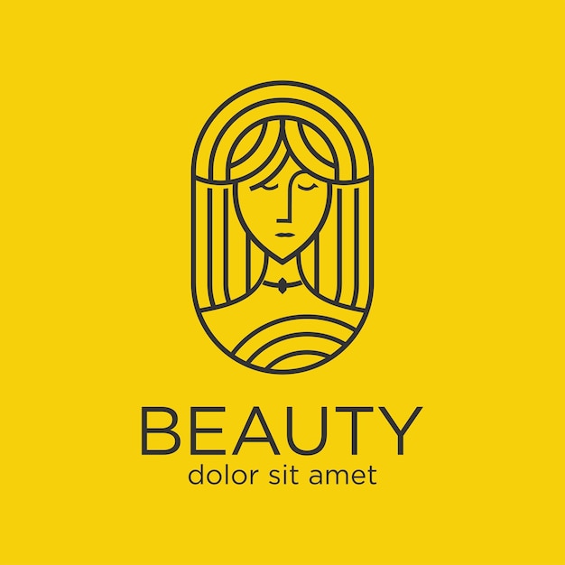 Pure Beauty logo monoline