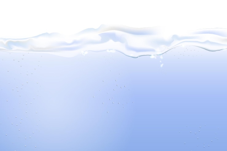 Vector 순수한 물 표면 질감