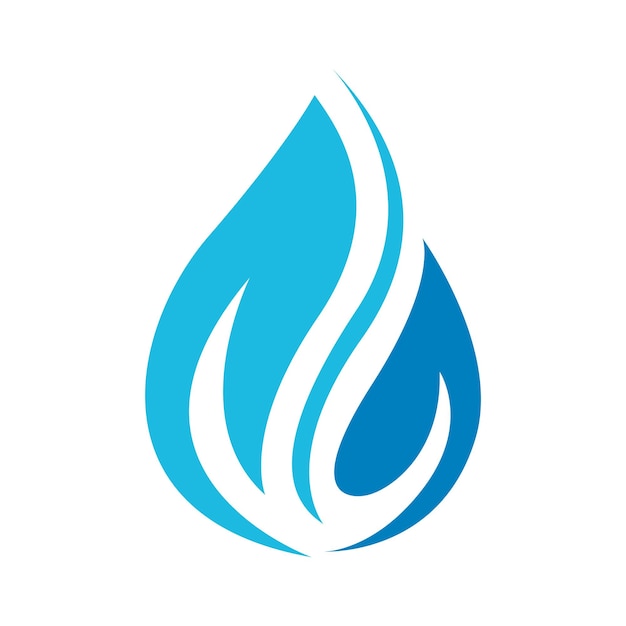 Purity and Elegance of Water in a Logo