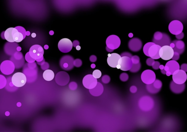 Vector purple abstract bokeh background