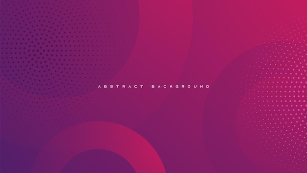 Purple abstract circle shape background decorative design vector