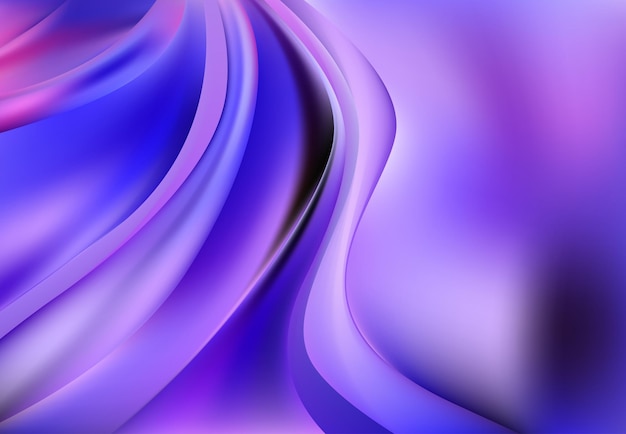 Purple abstract waves vector illustration background