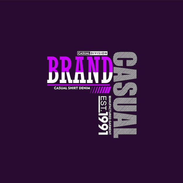 A purple background with the brand brand brand garb.