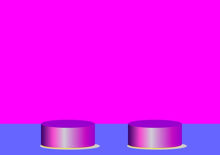 Vector a purple background with a pink background with a silver object on it