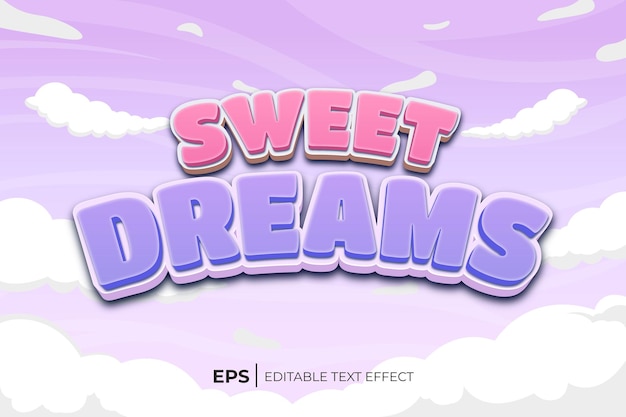 A purple background with the word sweet dreams on it.