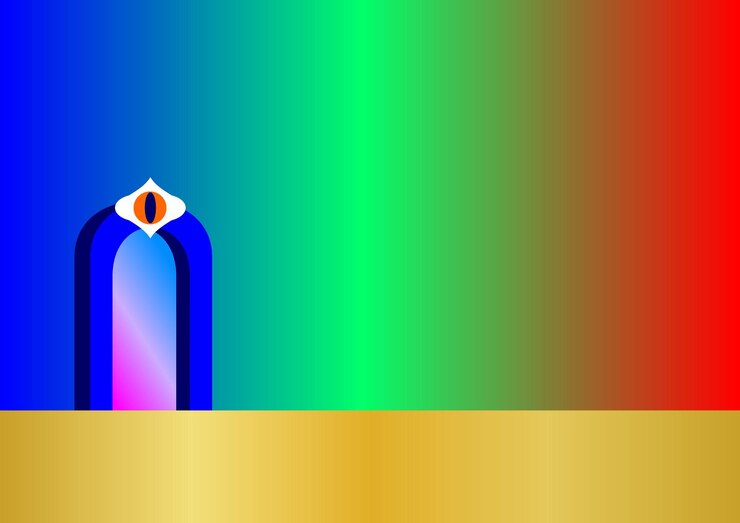 Vector a purple background with a yellow and purple background with a white bird on top