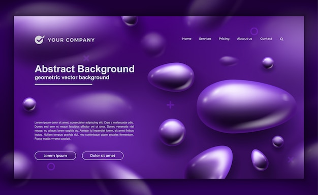 Purple background for your landing page designs.