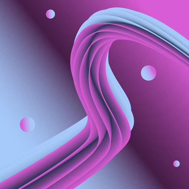 Vector a purple and blue background with a wave design