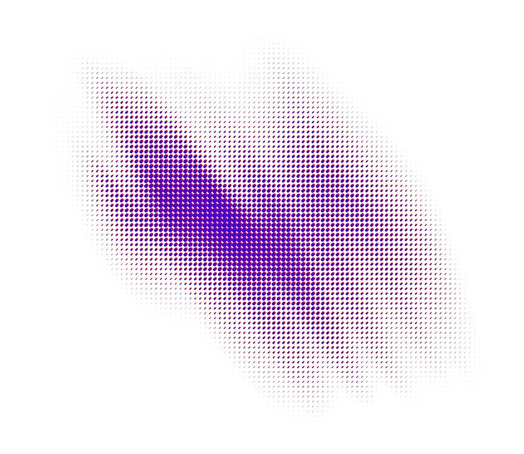 Vector purple and blue colors halftone background