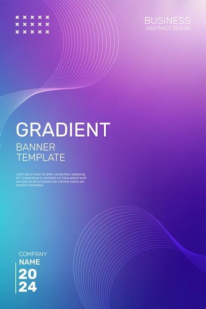 Purple and Blue Gradient Background Vector