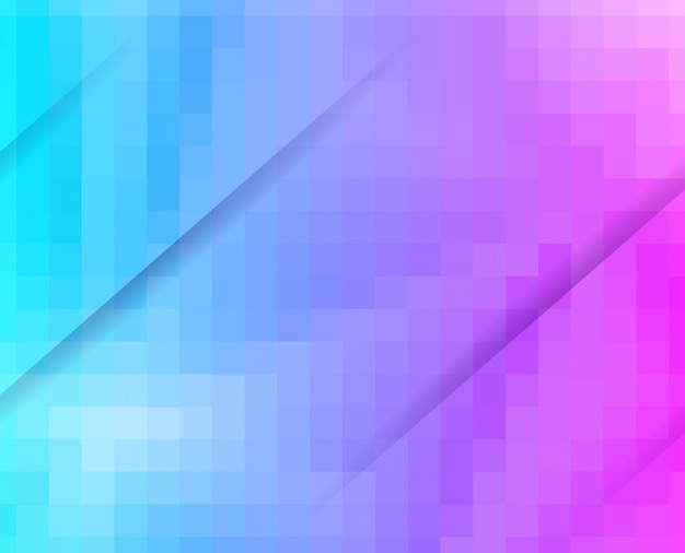 Purple blue grid mosaic background