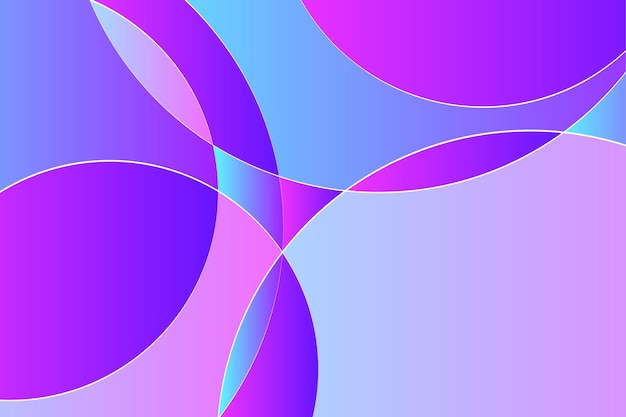 Purple and blue liquid gradient circle composition background Holographic iridescent color round sp