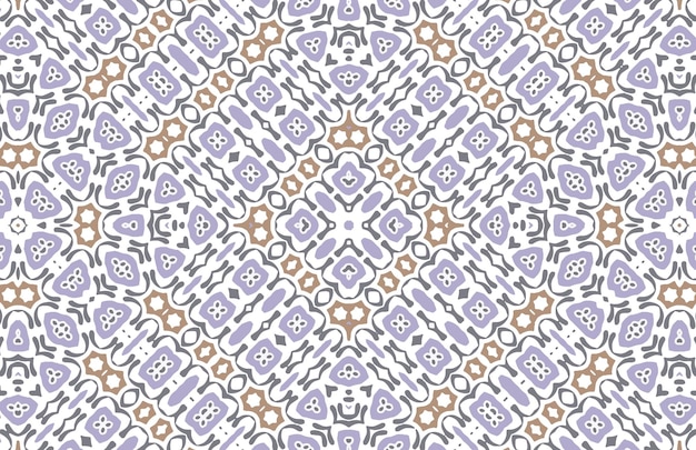 紫と茶色のデザインパターン