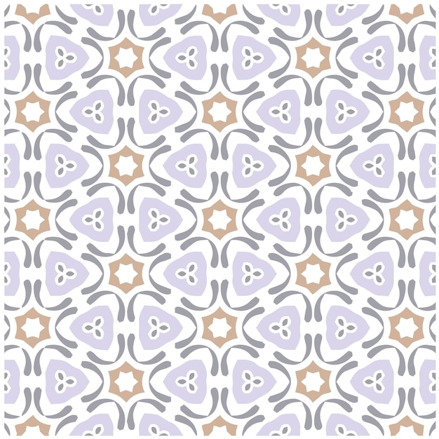 Purple and brown mandala or ikat wallpaper pattern