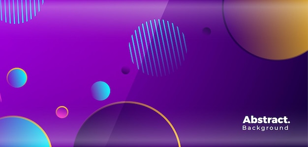 Vector purple bubble gradient abstract background