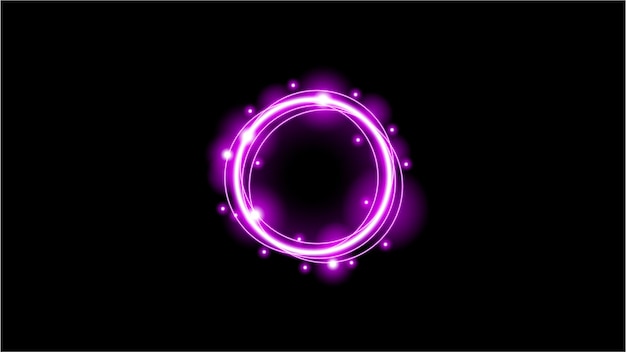 Purple circle with the word light on it