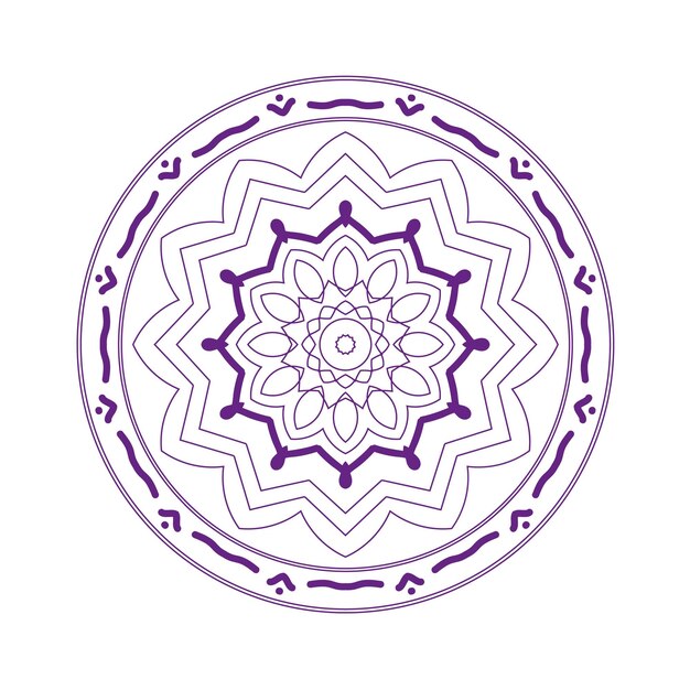 A purple circle with the word om on it