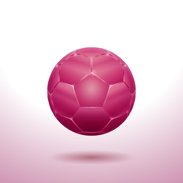 Vector purple colored ball illustration