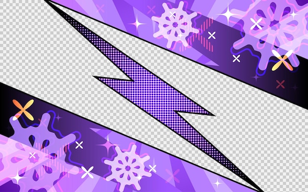 Vector purple comic background