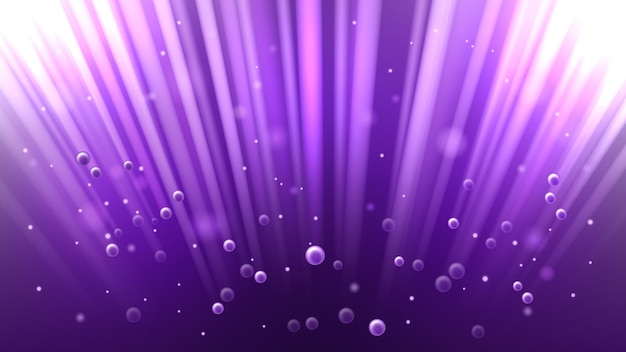 Purple explosion effect stream of particles vector illustration