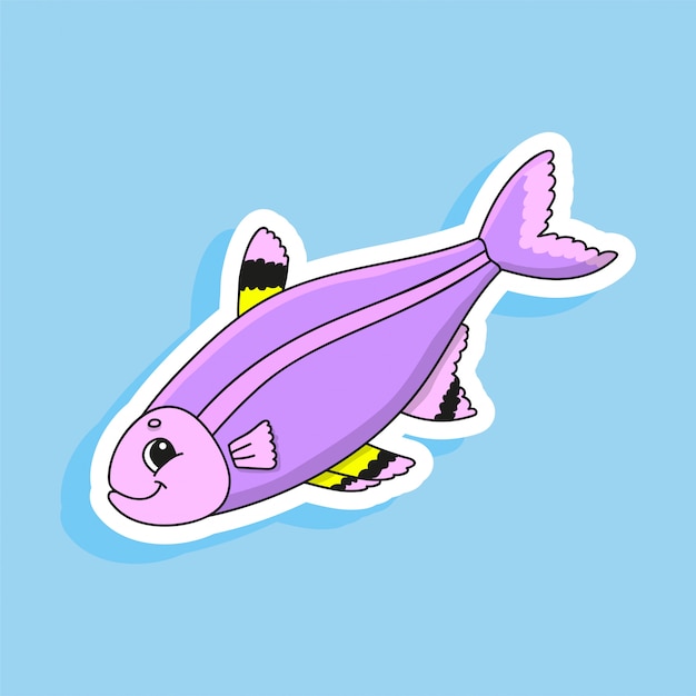 Purple fish.