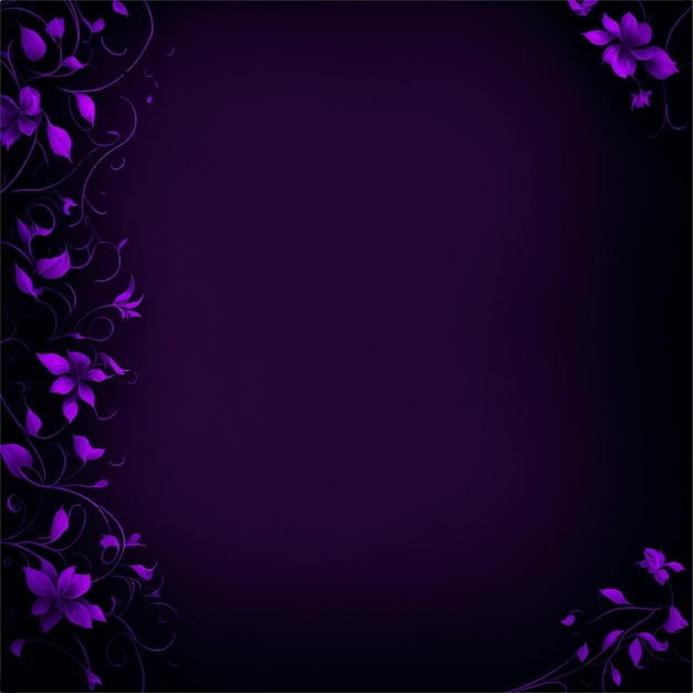 Premium Vector | Purple flowers on a purple background