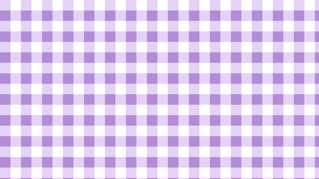 Vector purple gingham checkerboard plaid tartan pattern background perfect for wallpaper backdrop postcard background