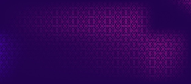 Purple gradient background with seamless pattern background