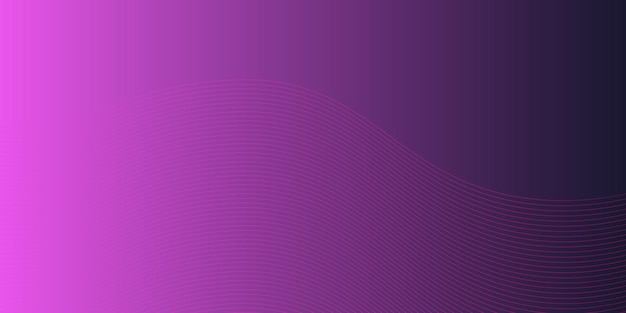 Purple gradient background with wave line