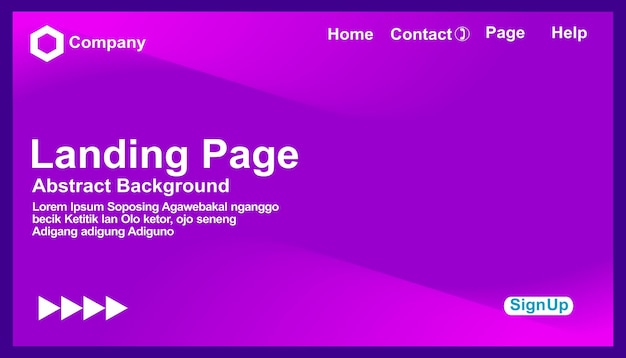 Purple gradient geometric backgound with modern color for landing page and other