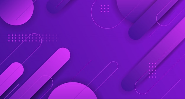 Purple gradient geometric background design