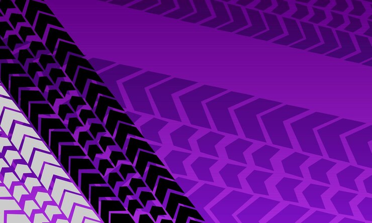 Purple gradient tire tracks background