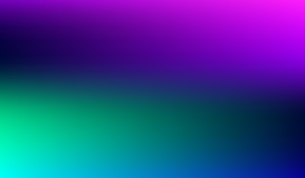 Vector purple green and dark blue neon color gradient background