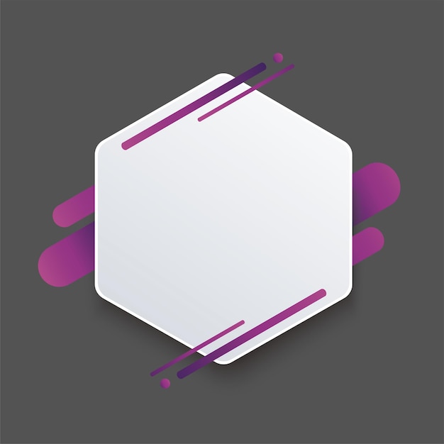 purple hexagon background template