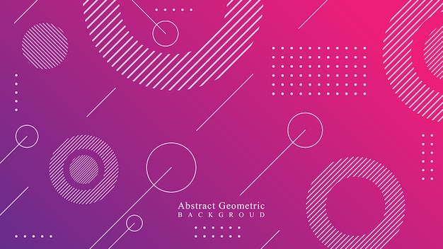 Purple Lake Gradient Shapes Geometrische achtergrond Gratis EPS