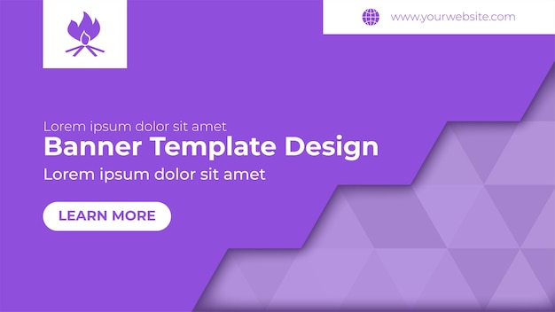 purple lavender background banner geometric