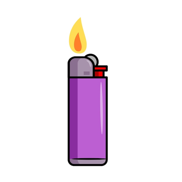 Vector purple lighter