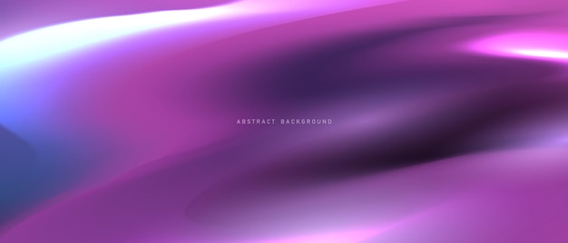 Purple liquid abstract background Banner design modern template