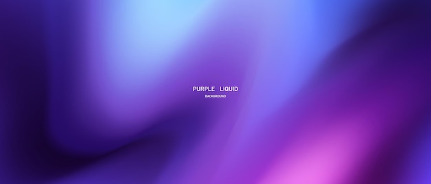 Purple liquid abstract background Banner design modern template