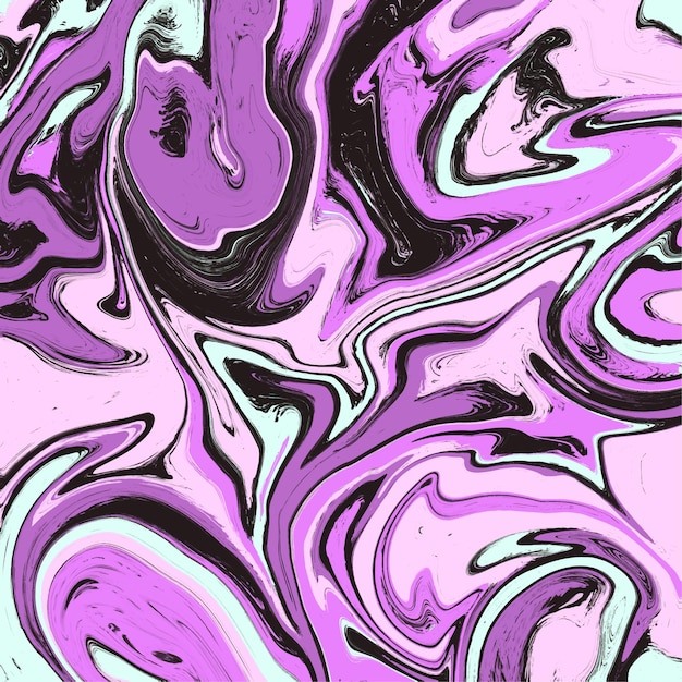 Purple liquid background liquid marble texture