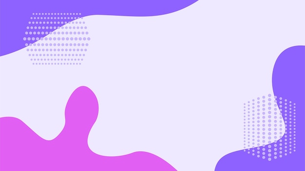 Purple liquid background with halftone element