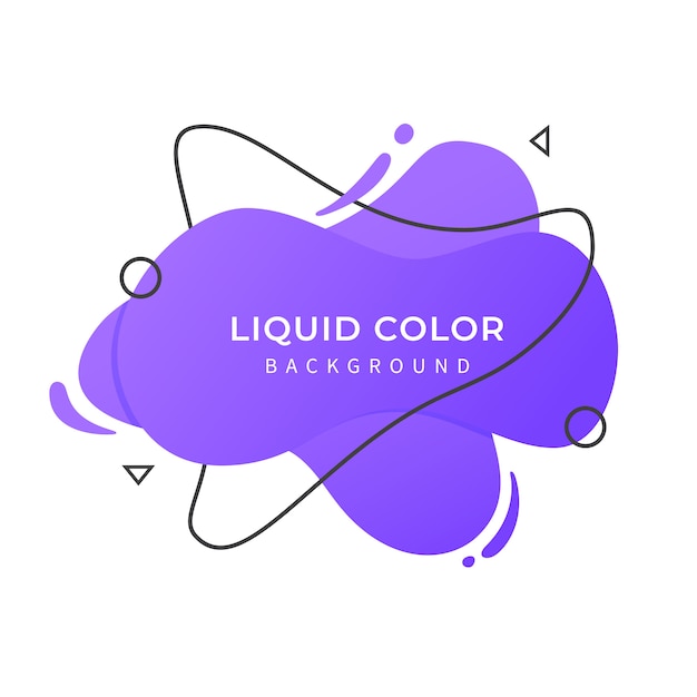 Vector purple liquid color background