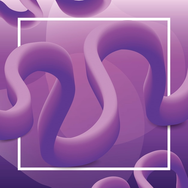 Purple liquid shape background