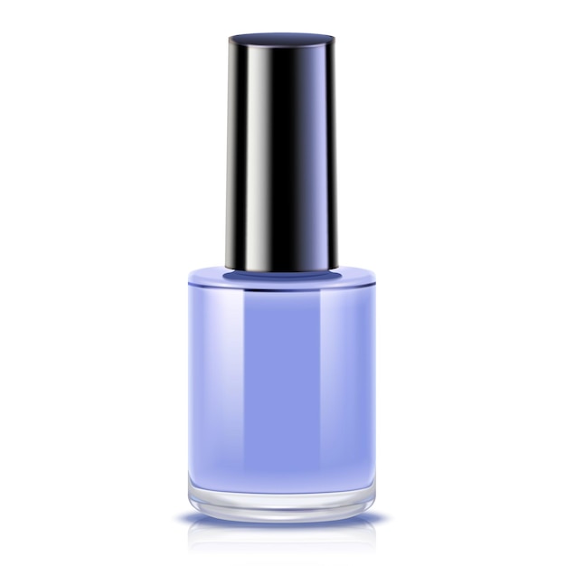 Purple nail lacquer