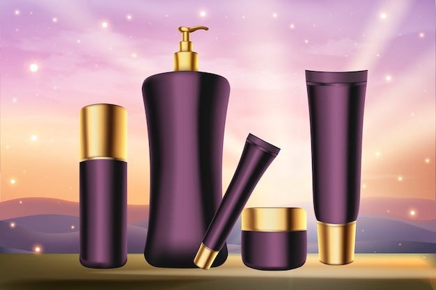 Purple night skincare luxe cosmetica-serie