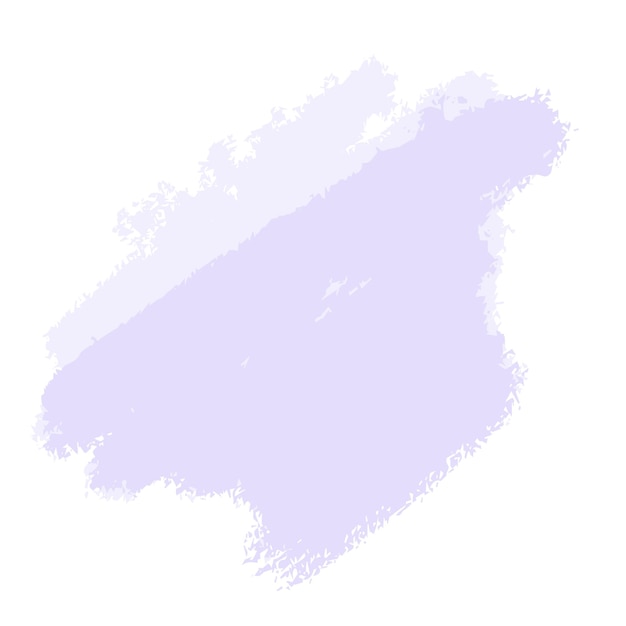 A purple patch of paint without a background